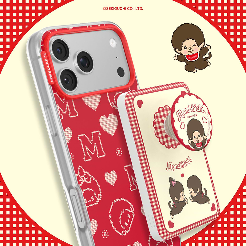 Monchhichi Collegiate &mdash; iPhone 18 Pro Max MagSafe Case image number 2